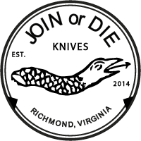 Logotipo de Join or Die Knives