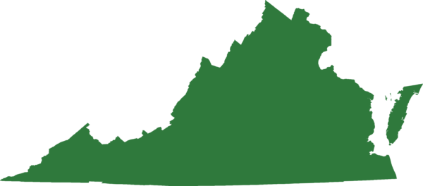 La rana toro americana se encuentra en todo Virginia