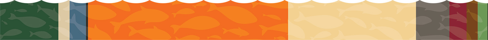 Un gráfico que muestra la proporción relativa de peces almacenados