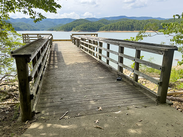 Explora el lago en busca de aves acuáticas y águilas calvas desde el mirador accesible de Cole's Point. Crédito de la foto: Lisa Mease