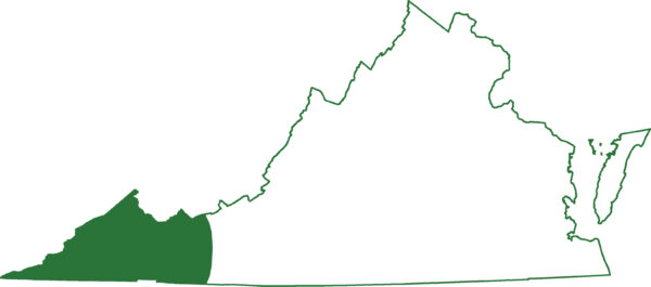 Mapa del área de distribución común de los cachorros de barro