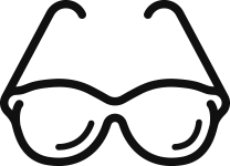 Icono de gafas de sol