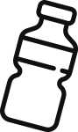 Icono de botella de agua