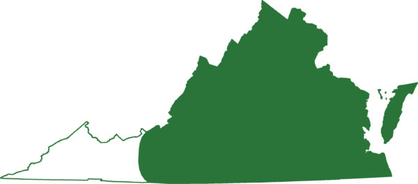 La salamandra jaspeada se encuentra en casi todas las regiones de Virginia, excepto en la parte más occidental del estado