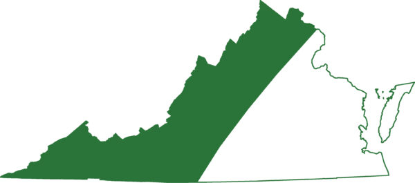 Mapa del área de distribución de la salamandra de primavera del norte
