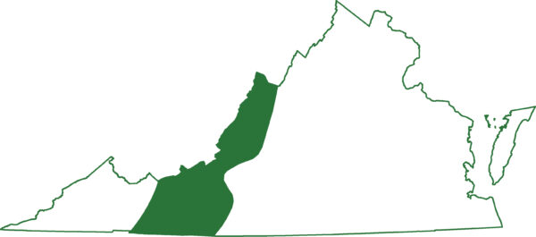Haga clic para ampliar el mapa de la gama de salamandras de Wehrle