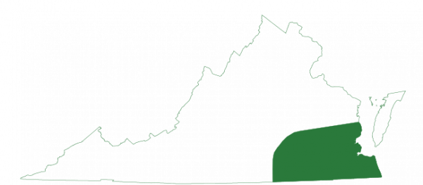 Mapa del área de distribución de la rana arborícola ladradora